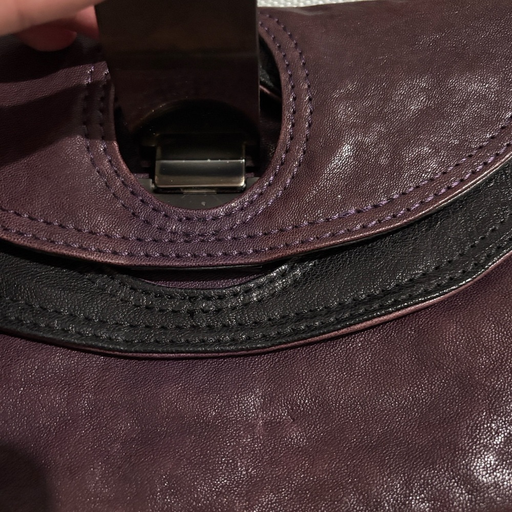 94 | 🍁🍁Marc Jacobs Daydream Eugenie Honeydew Clutch in Dark Purple - Picture 4 of 7
